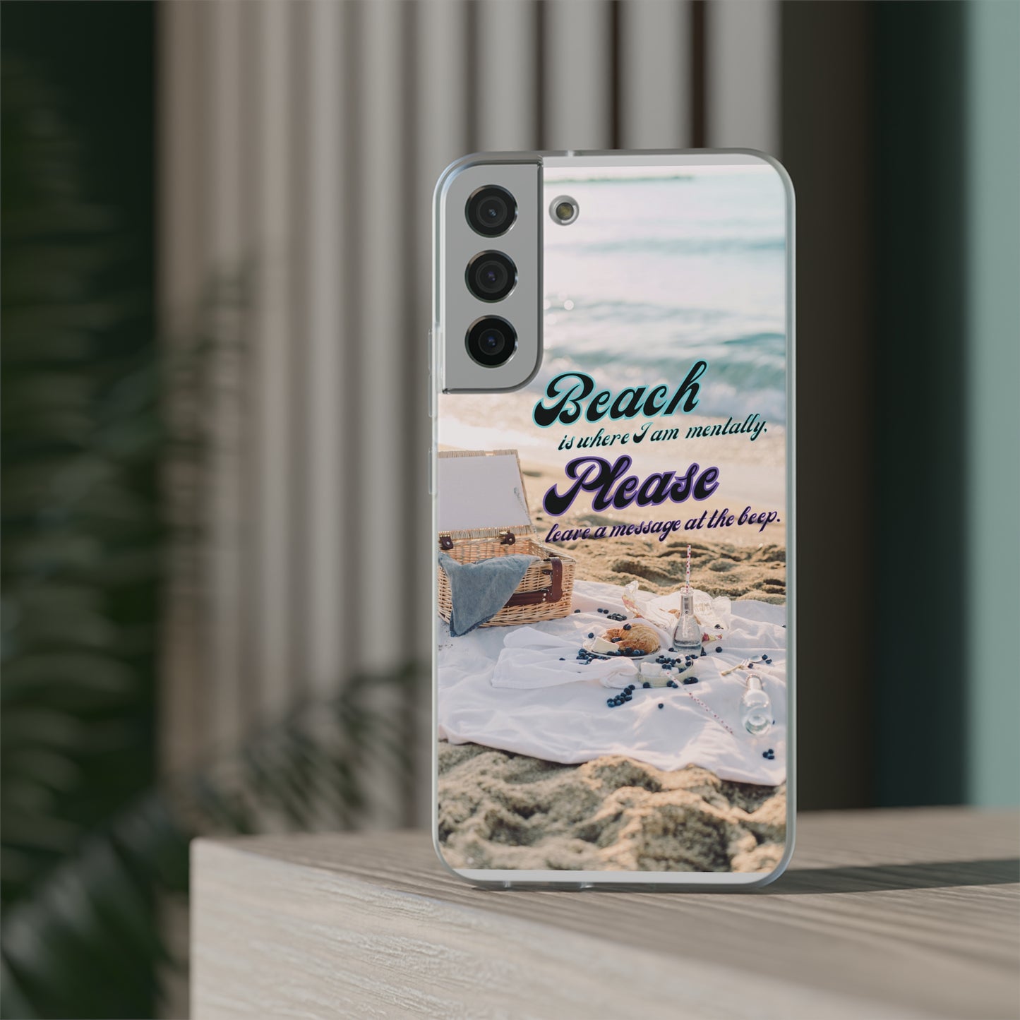 Beach Please Flexi Phone Case