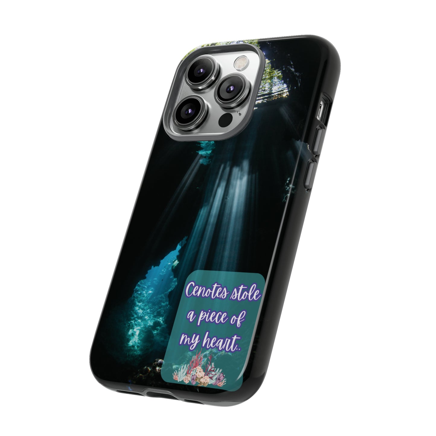 Cenote Hearts Tough Phone Case