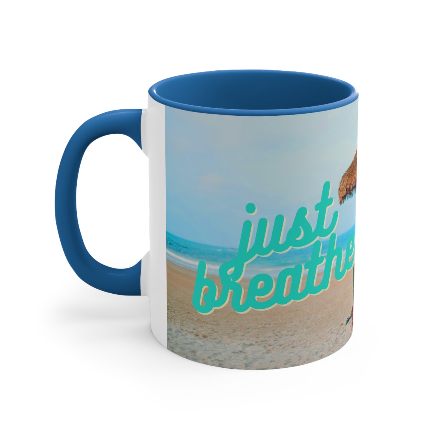 Just Breathe Beach 11oz Ceramic Mug