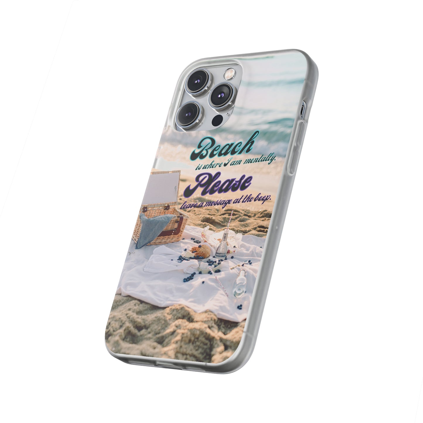 Beach Please Flexi Phone Case