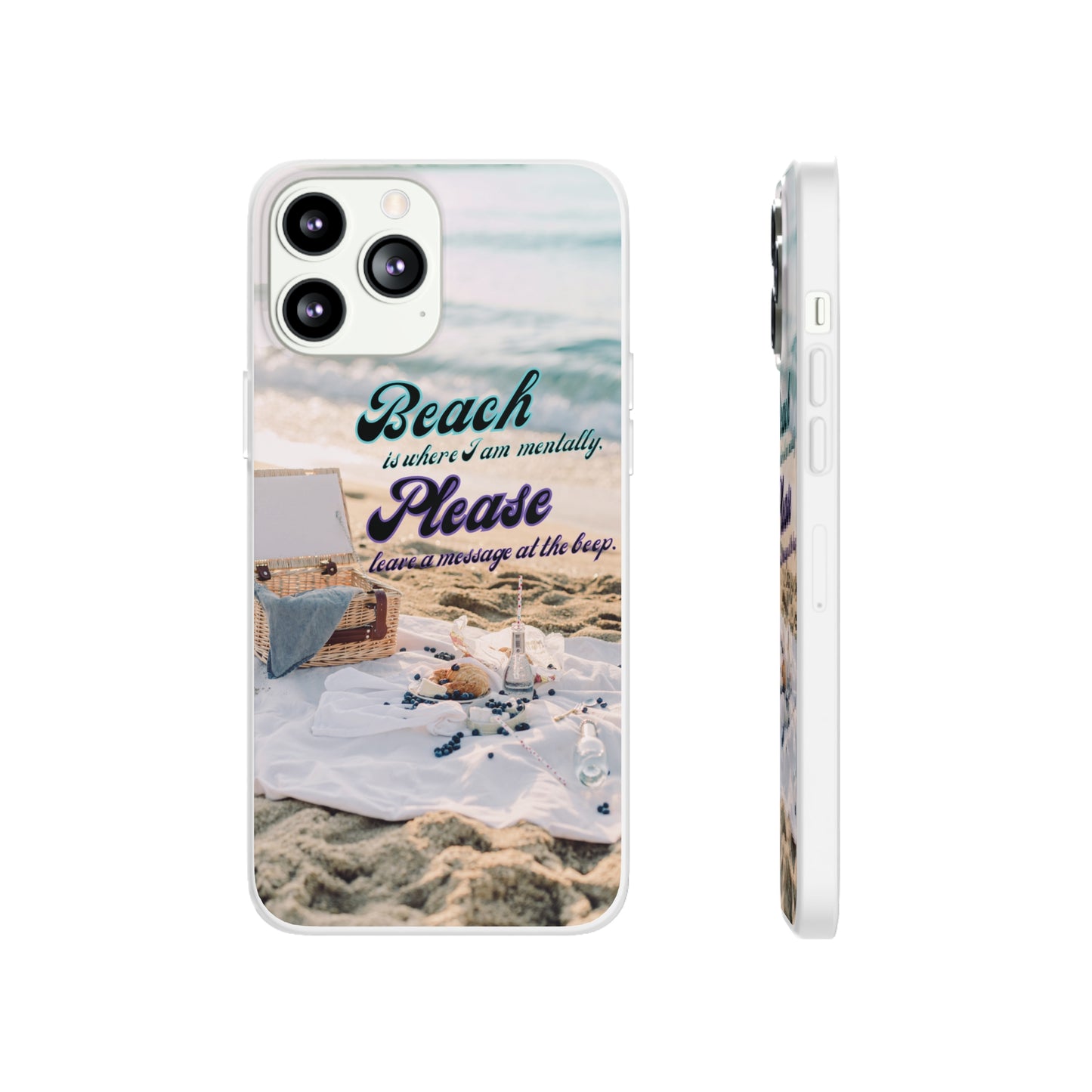 Beach Please Flexi Phone Case