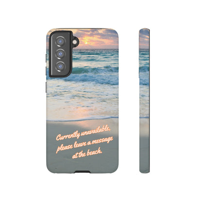 Leave a Message at the Beach Smartphone Tough Case