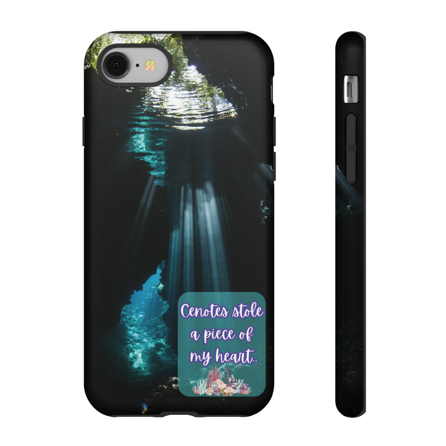 Cenote Hearts Tough Phone Case