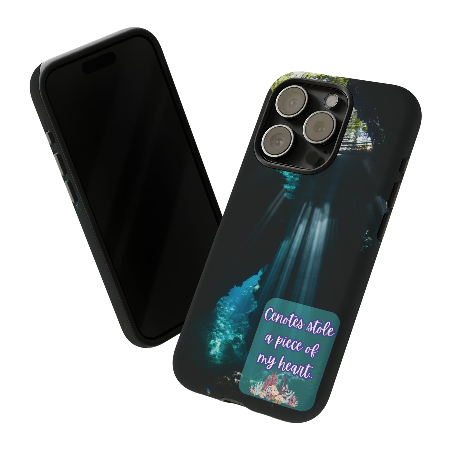 Cenote Hearts Tough Phone Case