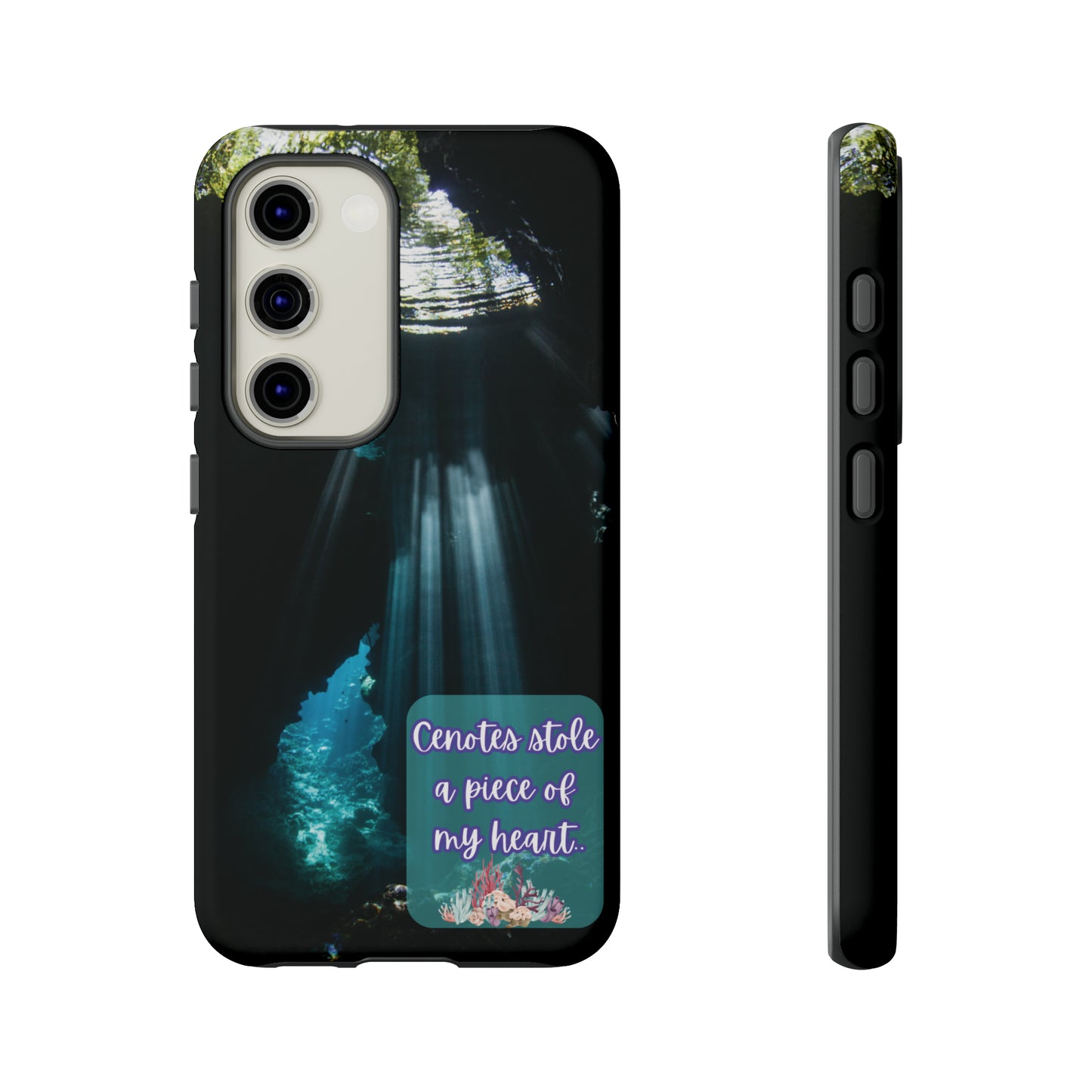 Cenote Hearts Tough Phone Case