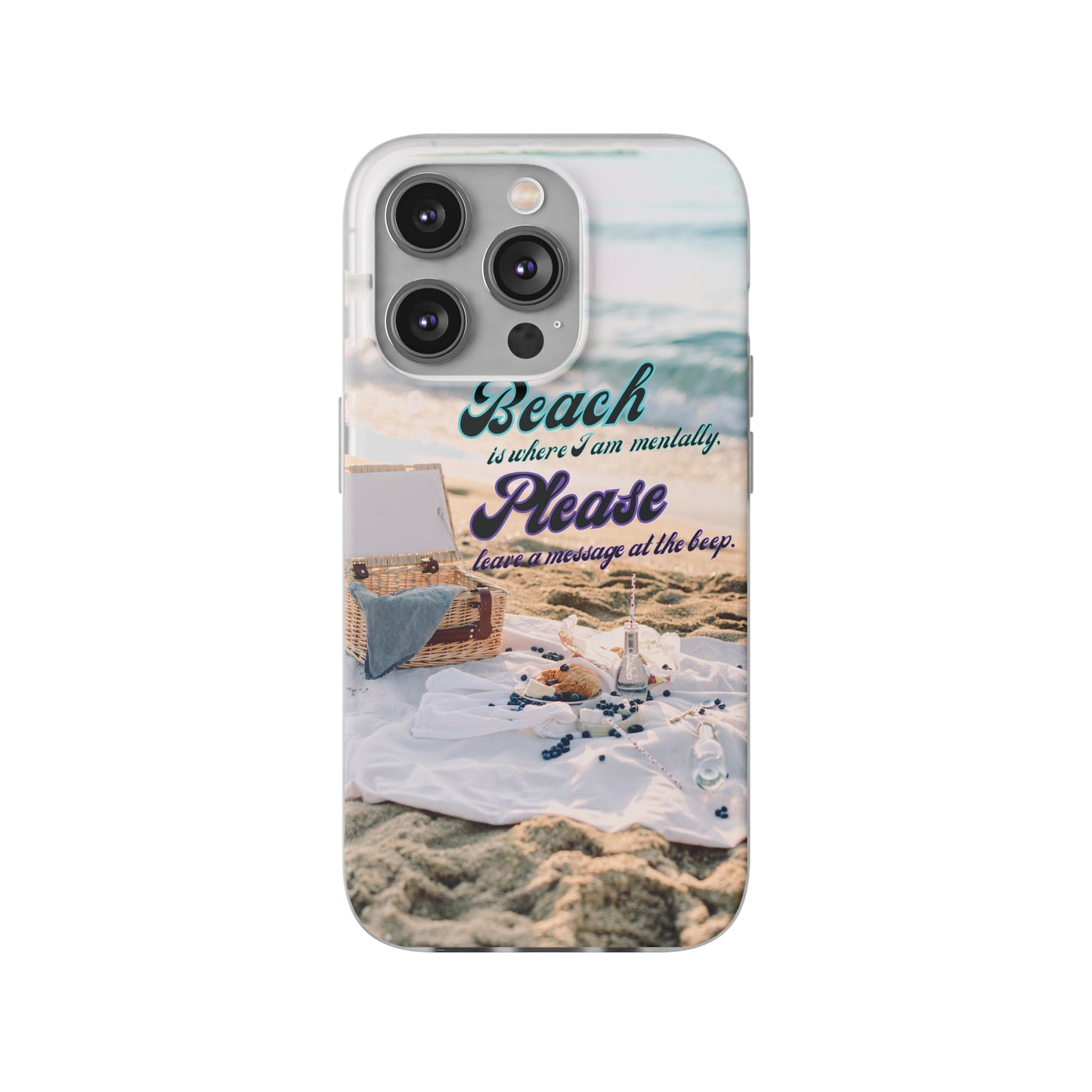 Beach Please Flexi Phone Case