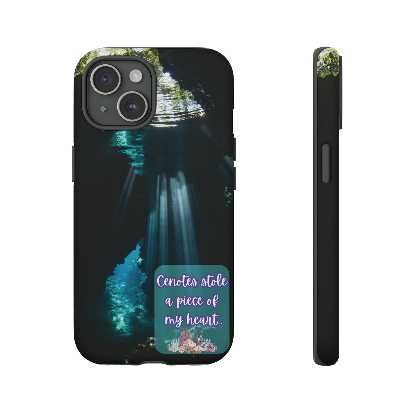 Cenote Hearts Tough Phone Case