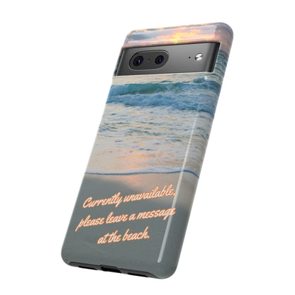 Leave a Message at the Beach Smartphone Tough Case