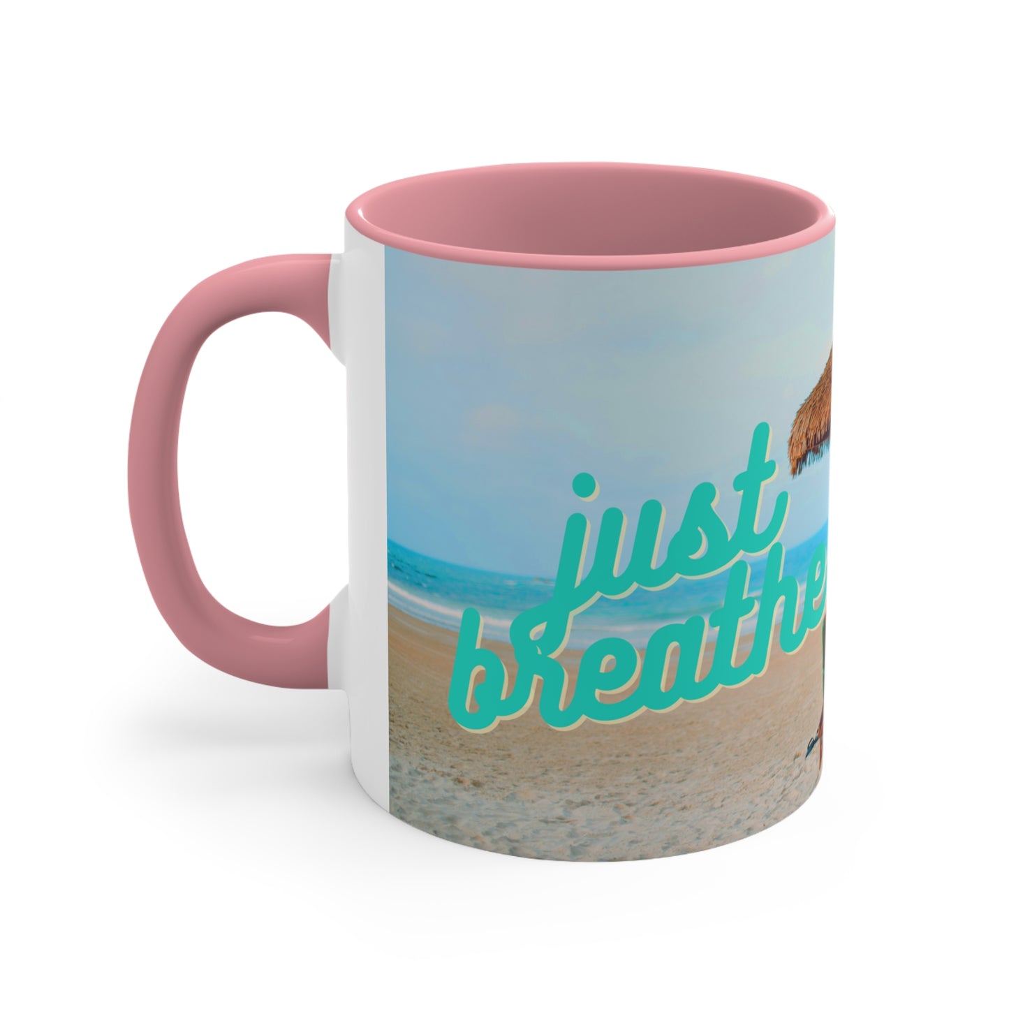 Just Breathe Beach 11oz Ceramic Mug